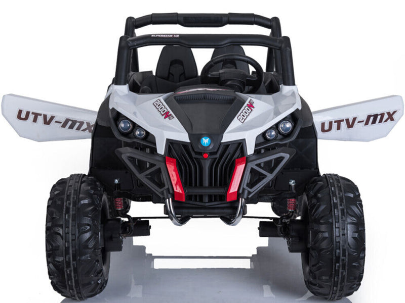 Electric UTV Children's Ride On 12V Battery Operated 4x4 Utility Vehicle 2-Seat Car