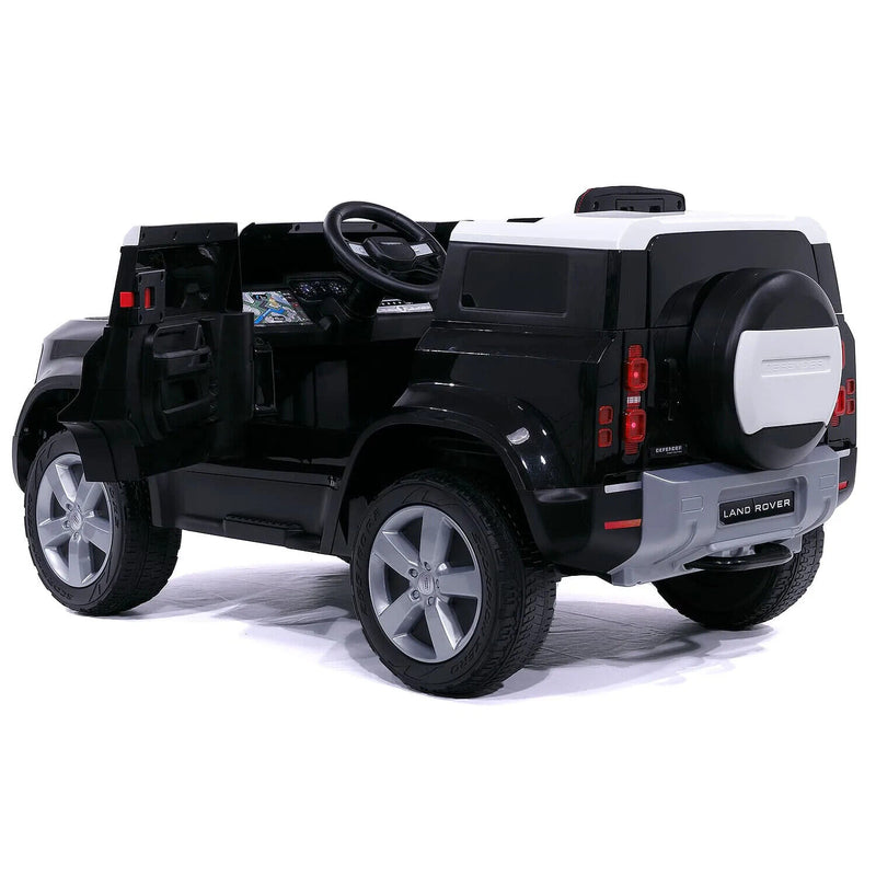 Licensed 12V Land Rover Defender Ride-On Car for Kids with LED Lights, MP3 Player, and Remote Control