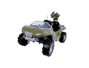 Microsoft Halo Warthog Ride-On Toy with Laser Tag Blaster and Vest - 24V