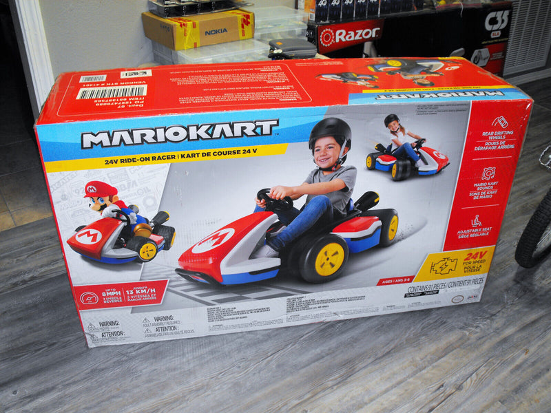 Nintendo Super Mario Kart 24 Volt 3-Speed Drifting Ride-on 8 MPH Read Descripti- -> Nintendo Super Mario Kart 24V Three-Speed Drift Ride-on 8 MPH Explore Details