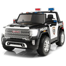 2-Seater Electric Police Car for Kids with Dual Control Modes - 12V Ride On Toy