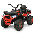 12 Volt Children's Electric Four-Wheeler ATV Quad with MP3 Player and LED Illumination