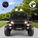 2 Seater Electric Ride-on Truck with Car Cover and Parental Remote Control - 12V Kids Vehicle