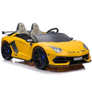 24V 2 SEATS AUTHENTIC LAMBORGHINI AVENTADOR SVJ CHILDREN'S RIDE-ON SPORTS VEHICLE, ILLUMINATION + REMOTE CONTROL