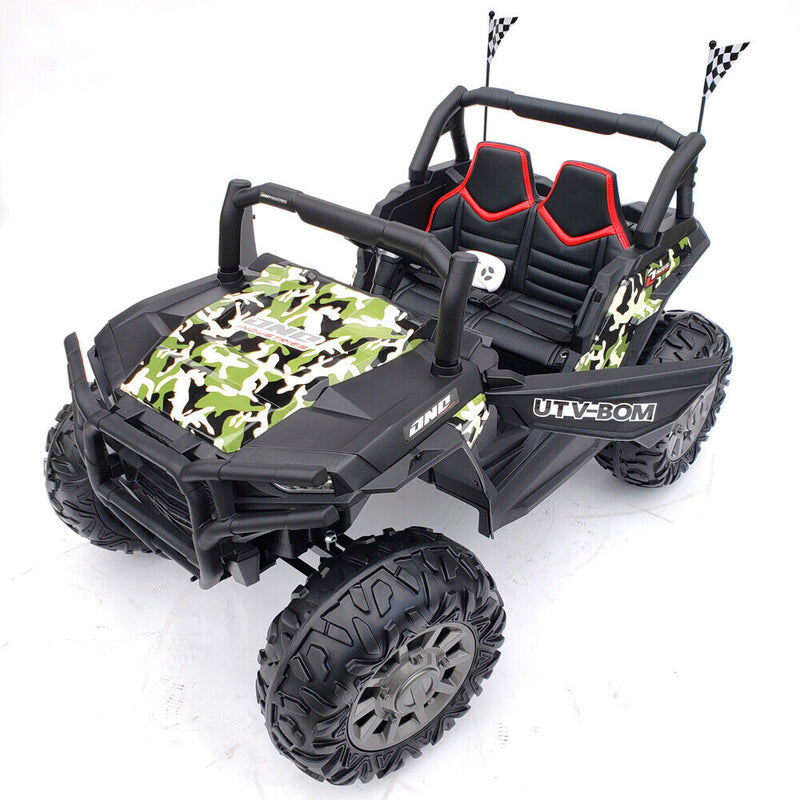 Electric Ride-On Car for Kids - 2 Seater UTV Style - 400W 24V Motor - Remote Control