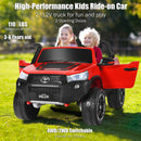 2-Seater Toyota Hilux Ride On Truck Car with Remote Control - Red