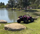 24V Touchscreen Clash Ride On Pink Buggy UTV - Can Am Style - All Terrain Power Wheels