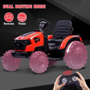 Electric Kids Ride on Tractor with Remote Control and LED Lights