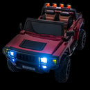 12V Four-Wheel Drive Children's Ride-On SUV Vehicle, Dual Seating, Pneumatic Tires, Front Lights with Remote Control