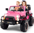 2 Seater Electric Ride-on Truck with Car Cover and Parental Remote Control - 12V Kids Vehicle