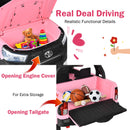 2-Seater Toyota Hilux Ride On Truck Car with Remote Control - Pink