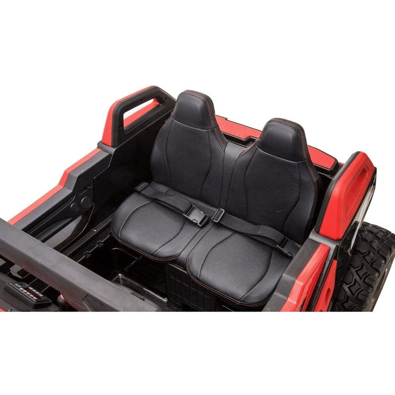 24V Children's Electric Car Off-Road Buggy 4WD UTV - Remote Control, Bluetooth - White