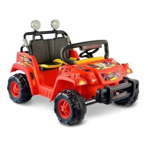 Kid Motorz 12V Mighty Wheelz 4x4 Electric Ride-On Car with Two Forward and Reverse Speed Options