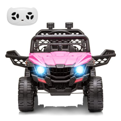 12V Kids Ride On Car Truck with Remote Control and Spring Suspension