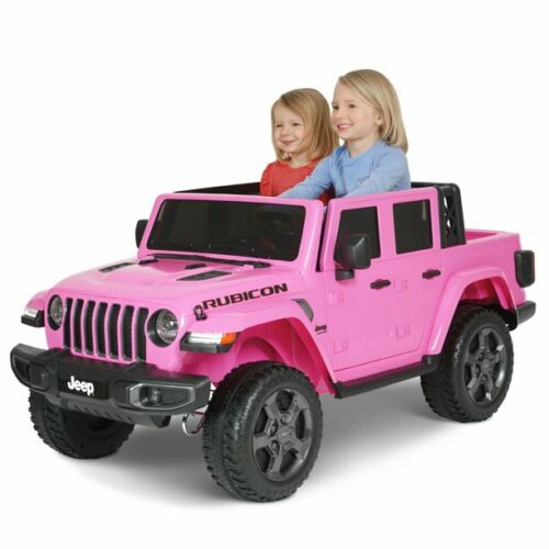 12 volt Pink Jeep Gladiator Electric Ride-On Toy Vehicle - Fast and Secure Delivery