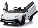 12v White Lamborghini Electric Ride-On Car for Kids with Remote Control
