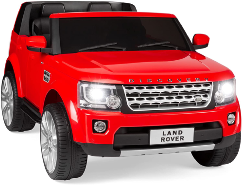 Top Pick Products 12V 3.7 MPH Double Rider Licensed Land Rover Electric Car Toy with