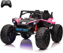 24V 2 Seater Electric UTV with Remote Control Steering 4x4 Off-Road Vehicle Sound System LED Lights