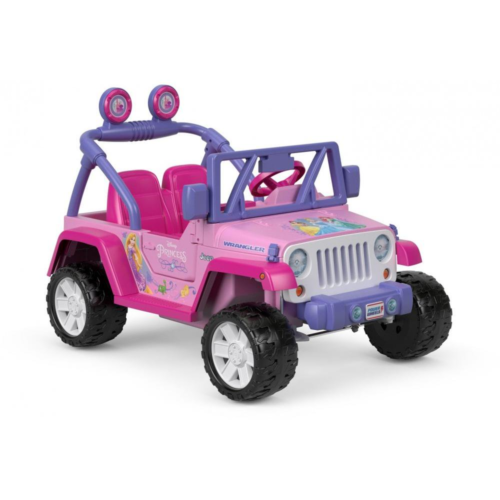 Pink Princess Electric Car Toy Truck SUV Ride On for Kids with Sound Effects - Ideal for Girls