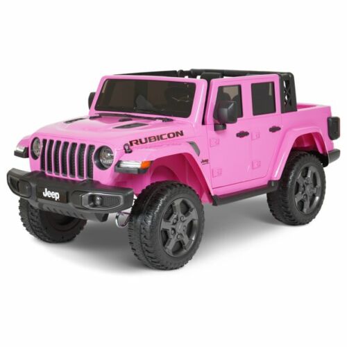 12 volt Pink Jeep Gladiator Electric Ride-On Toy Vehicle - Fast and Secure Delivery