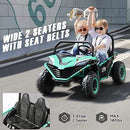 Green Off-Road UTV Electric 2-Seater XL Ride-On Car for Children - 12V Powered