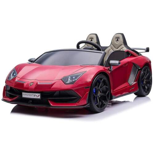 24V 2 SEATS AUTHENTIC LAMBORGHINI AVENTADOR SVJ KIDS RIDE-ON SPORTS VEHICLE WITH LIGHTS AND REMOTE CONTROL
