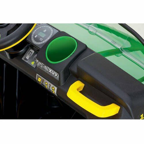 Electric John Deere 12V Ride-On Tractor with Adjustable Seat for Kids
