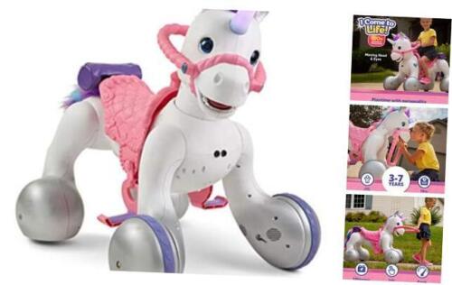 12 Volt Ride-On Toy for Toddlers and Kids Rideamal Unicorn with a Ma