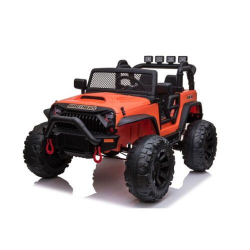 Orange Dual Control Kids Ride-on Vehicle with 40W*2 12V9AH*1 Power Supply