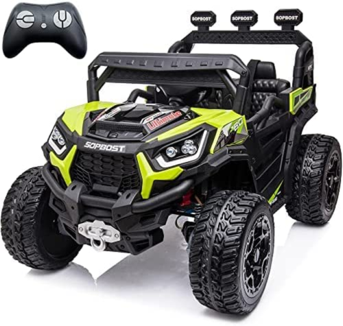 Remote Controlled Kids Electric 4x4 Truck Ride-on Toy - 24V Quad ATV