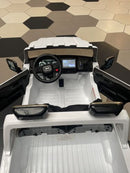 24V Interactive TV GMC Ride On Electric Toy 4x4 with Leather Seating and Advanced Rubber EVA Tires - Remote Control