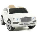 LICENSED BENTLEY BENTAYGA 12V CHILD'S RIDE-ON TOY SUV WITH EVA RUBBER WHEELS, TWIN MOTORS, AND REMOTE CONTROL ACCESS.