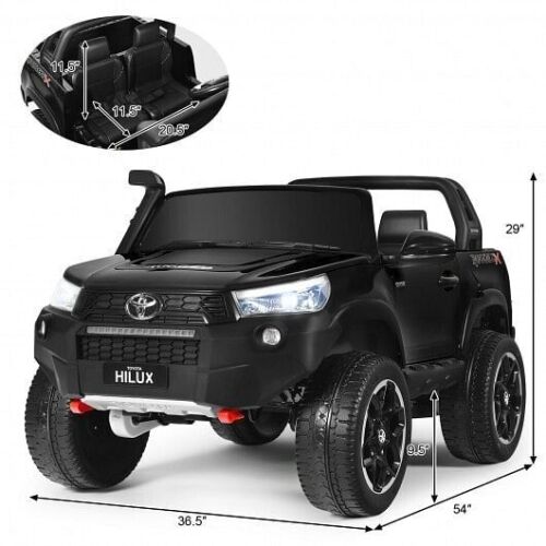2*12V Official Toyota Hilux Electric Ride On Truck Car 2-Seater 4x4 with Remote Customized