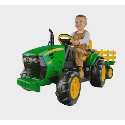 John Deere Electric Tractor Trailer Ride On for Kids A Fun and Exciti