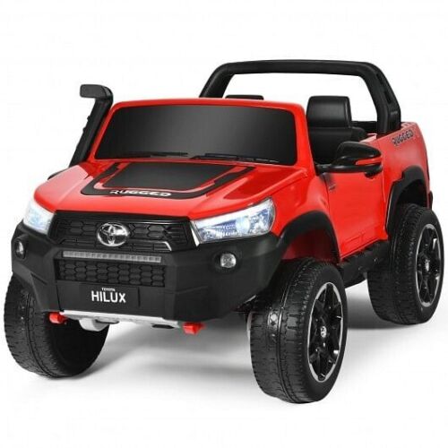 2*12V Licensed Toyota Hilux Ride-On Truck Car 2-Seater 4WD with Remote Control and Custom Paint
