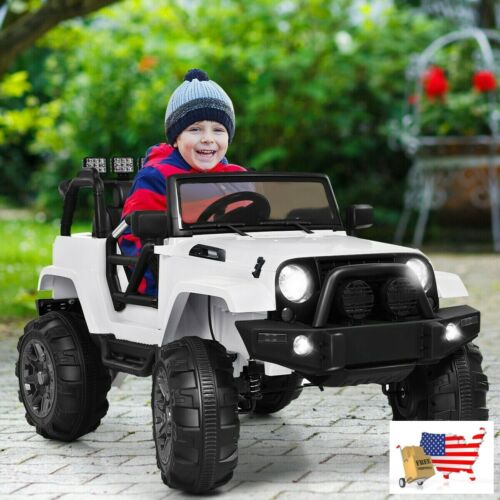 12V Kids Ride-On Toy Truck with LED Lights