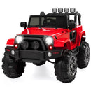 3-Speed Ride-On Truck Toy with Remote Control and LED Lights for Kids, 12V Durable Design