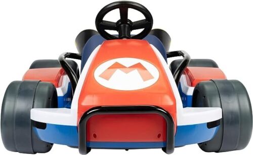 Super Mario Kart 24V Battery-Powered Ride-On Racer with 3 Speeds - Speeds Up to 8 MPH