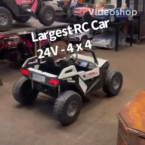 24V Clash Ride-On Giant Buggy Razor Big UTV Rubber Twin Seat ATV Can-Am Off-Road Vehicle