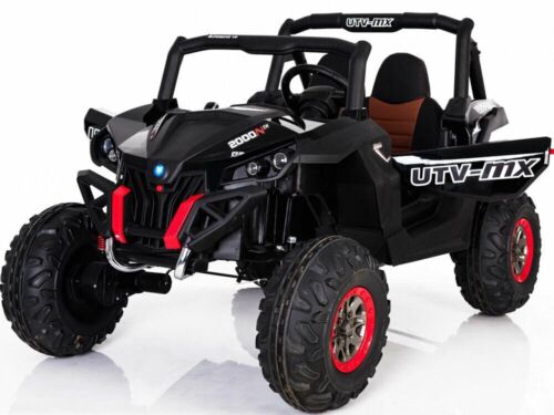 Black Mini Moto UTV 4x4 12v (2.4ghz RC) Two Seater Electric - Ride On Vehicle for Toddlers