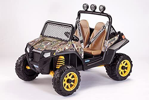 Polaris RZR 900 CAMO Electric Ride-On, Multi-Hued, Age 12 and Up