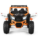 12 V Electric Children's Ride-On Vehicle 2-Passenger Sport Utility Vehicle Off-Road UTV with Remote Control - White