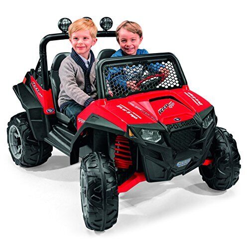 Red Polaris RZR 900 Electric Ride-On Vehicle, 12V - Model