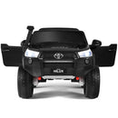 2-Seater Toyota Hilux Ride On Truck Car with Remote Control - Black