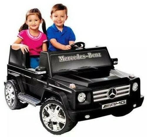 Kid Motorz 12V Black Mercedes Benz G55 Two-Seater Ride-On Toy