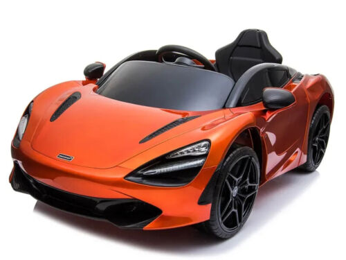 McLaren 720S 12V Children's Electric Ride-On Vehicle with Remote Control, Faux Leather Seats, and MP3 Compatibility