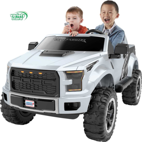 Power Wheels Ford F150 Raptor Electric-Powered Ride-On Truck with Sound Effects
