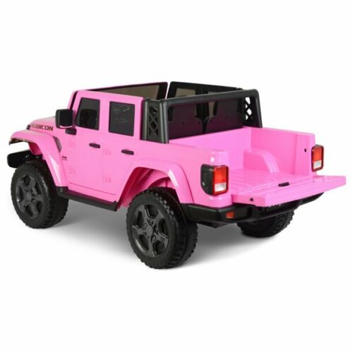 12 volt Pink Jeep Gladiator Electric Ride-On Toy Vehicle - Fast and Secure Delivery
