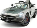 2023 Carbon Silver SLS AMG Mercedes Benz Toy Car for Children 12V Electric Kids Ride-On Vehicle