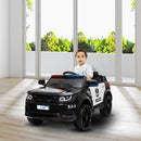 12V Children's Police Ride-On Vehicle Electric Cars with 2.4G Remote Control and LED Flashing Lights U1